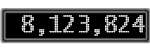 The GaugeControl contains 1 gauge with values: (8,123,826).