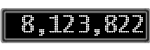 The GaugeControl contains 1 gauge with values: (8,123,822).
