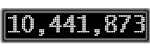 The GaugeControl contains 1 gauge with values: (10,441,873).