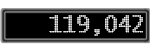The GaugeControl contains 1 gauge with values: (119,034).